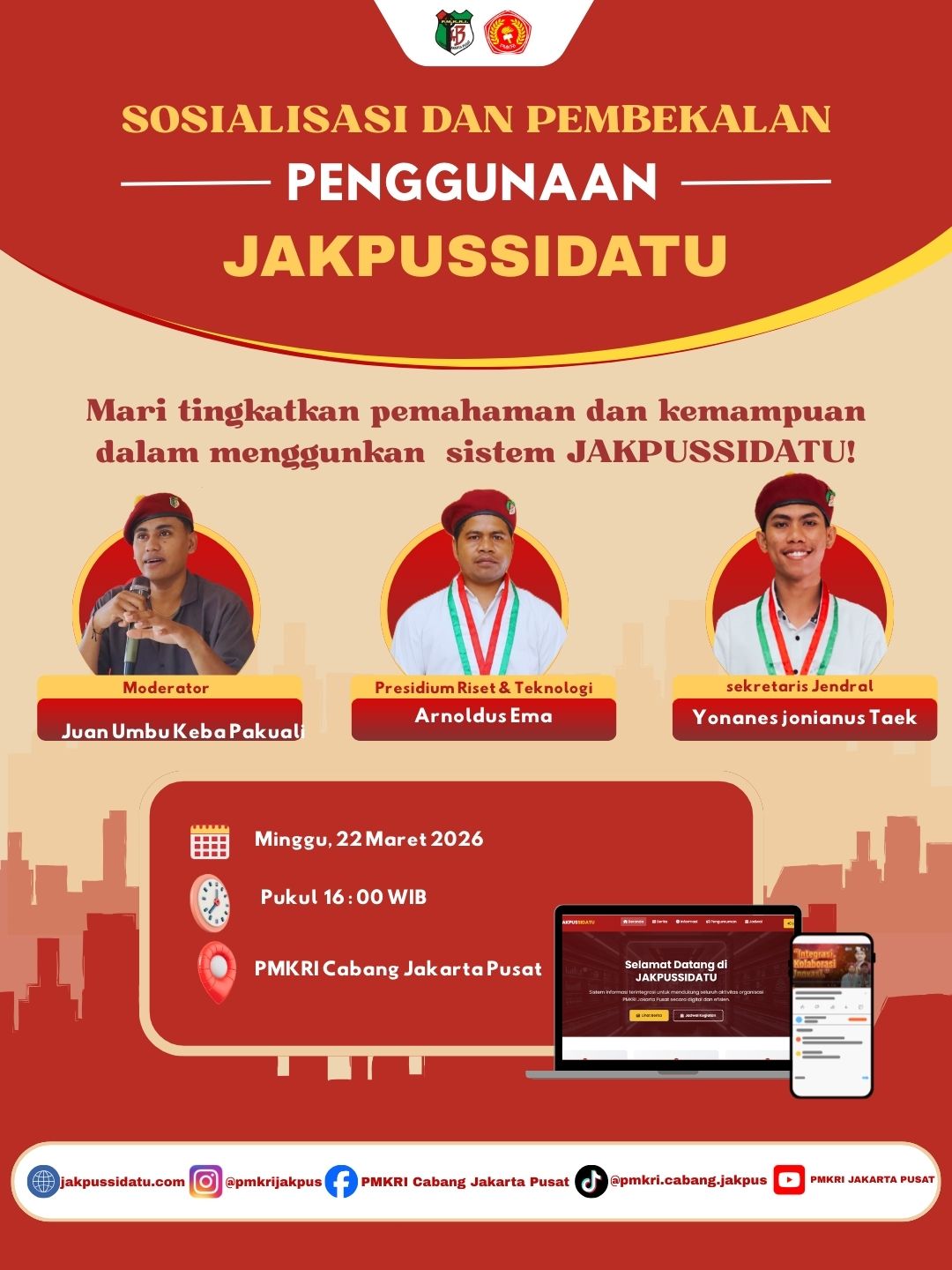 PMKRI Cabang Jakarta Pusat Luncurkan Inovasi Sistem Data Terpadu "Jakpusisdatu" dalam Menjawab Tantangan Teknologi Digital